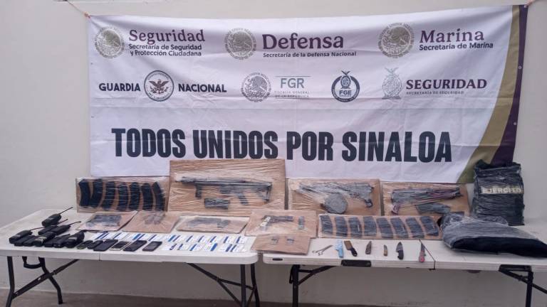 En el penal de Aguaruto, en Culiacán, se hizo un operativo sorpresa y encontraron armas.