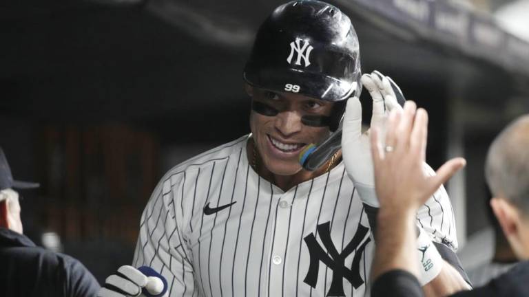 Aaron Judge bateó cuadrangular por cuarto duelo en fila.