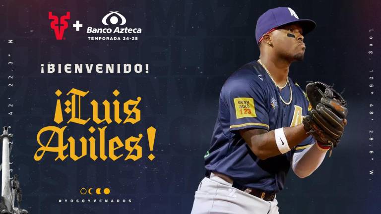 Utility Luis Avilés se incorpora a Venados de Mazatlán