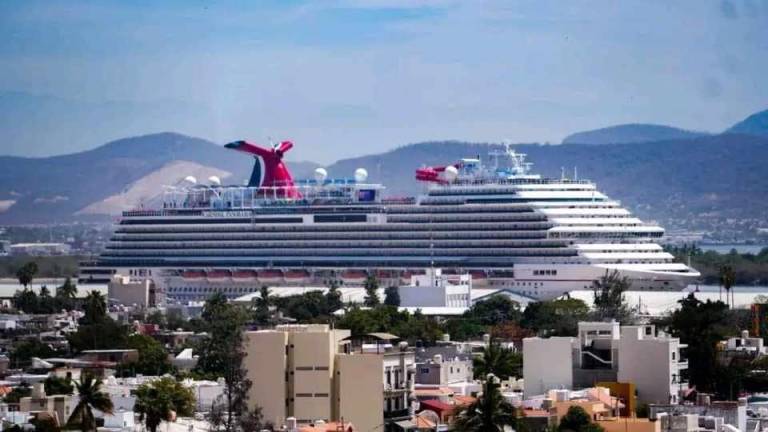 De enero a julio han arribado 65 cruceros turísticos a Mazatlán.