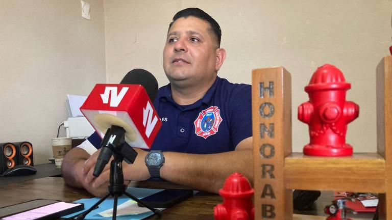 $!El Primer Comandante del Cuerpo de Bomberos Voluntarios Mazatlán, Saúl Alfredo Robles Chávez.