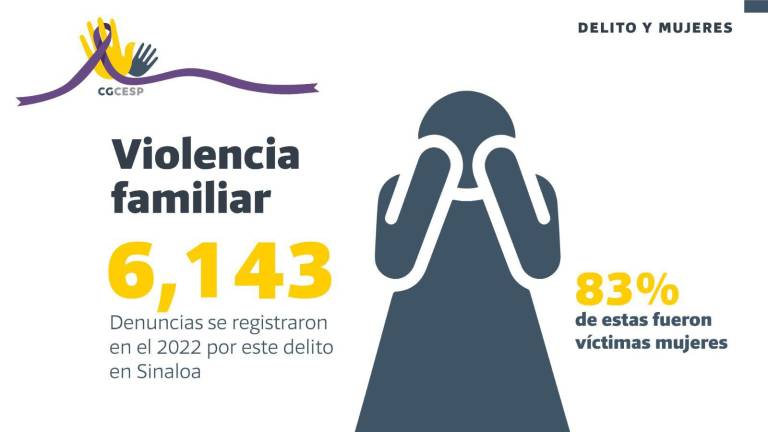 Violencia familiar, lesiones y violación castigaron a mujeres de Sinaloa en 2022