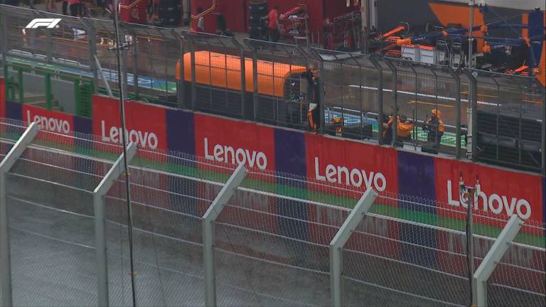 La lluvia impidió la acción en el Circuito de Interlagos.