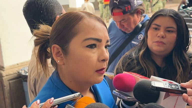 Claudia Zulema Sánchez Kondo, Fiscal de Sinaloa, habla sobre el proceso contra un funcionario de la dependencia.