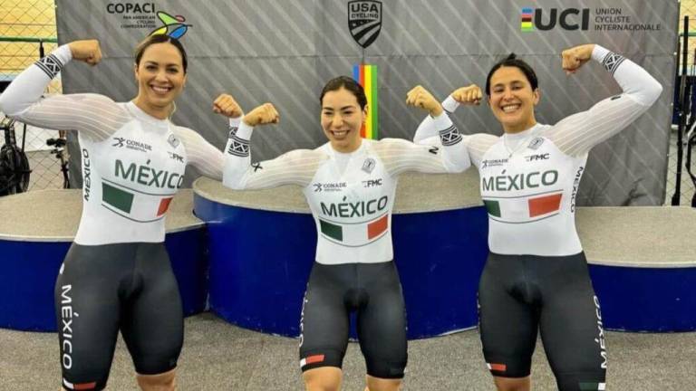 Las ciclistas mexicanas se foguean previo a los Juegos Olímpicos.