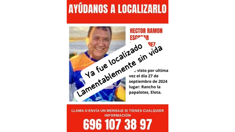 Héctor Ramón fue hallado junto con otros más luego de un bloqueo registrado el sábado en la Autopista Culiacán-Mazatlán.