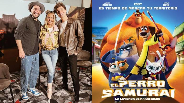 Karla Díaz, Juanpa Zurita y Faisy son parte del elenco de ‘El perro samurái’.