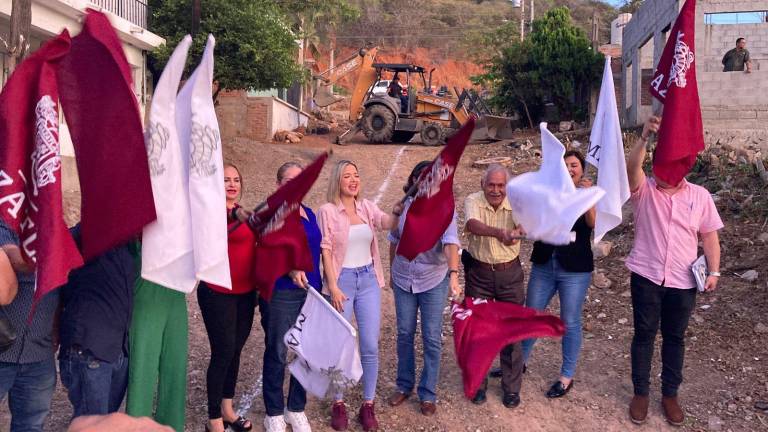 Arranca pavimentación en la calle Gansos de la Mazatlán I