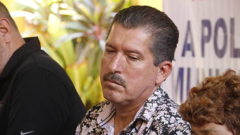 Óscar Sánchez Beltrán, líder de los locatarios del centro de Culiacán.