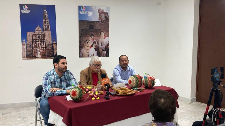 Conferencia para dar a conocer la segunda edición de la Feria del Tamal, que se celebrará el domingo 15 de diciembre en la comunidad de Tecualilla, en Escuinapa.