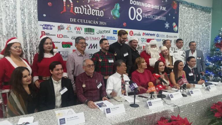 Organizadores del Desfile Navideño de Culiacán, comparten los detalles del evento.