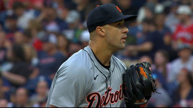 Jack Flaherty lanzará para los Dodgers, a donde llega proveniente de los Tigres.