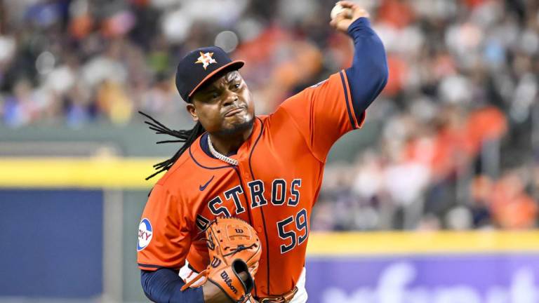 Astros pintan de blanco a Dodgers con una joya de Framber