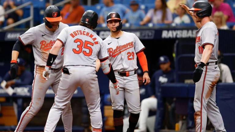 Un dominante Rodríguez y grand slam de Rutschman guían a Orioles sobre Rays