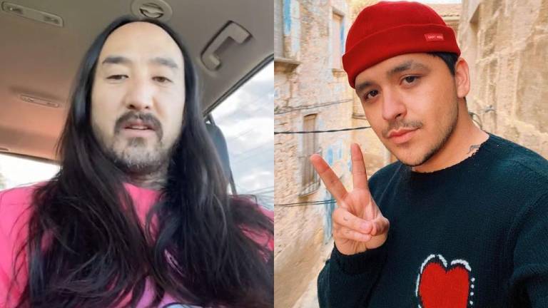 Steve Aoki y Christian Nodal