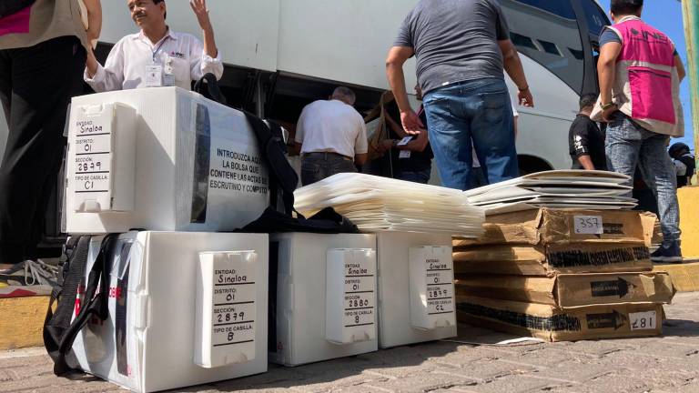 Inicia el reparto de paquetes electorales en el sur de Sinaloa rumbo a las elecciones del 2 de junio