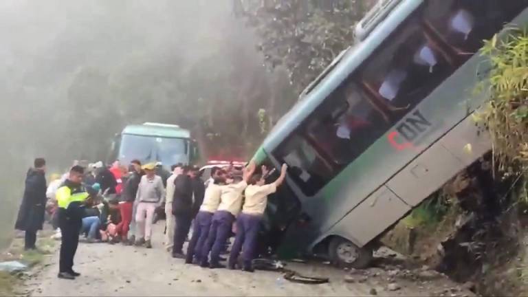 Accidente en Machu Picchu.