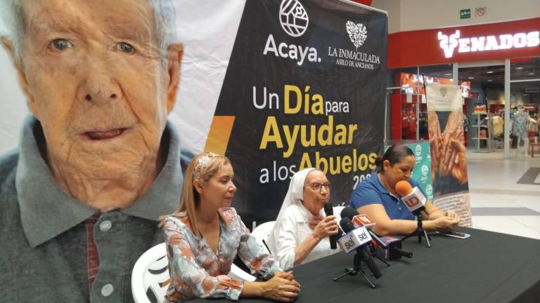 Conferencia de prensa del Asilo de Ancianos La Inmaculada.