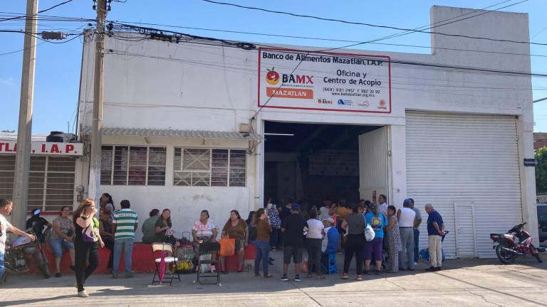 Banco de Alimentos de Mazatlán recolecta alimento para entregar a más de 9 mil beneficiarios con inestabilidad alimenticia.