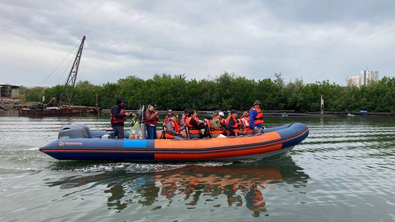 Los simulacros se utilizan como capacitaciones para el rescate de ballenas enmalladas.