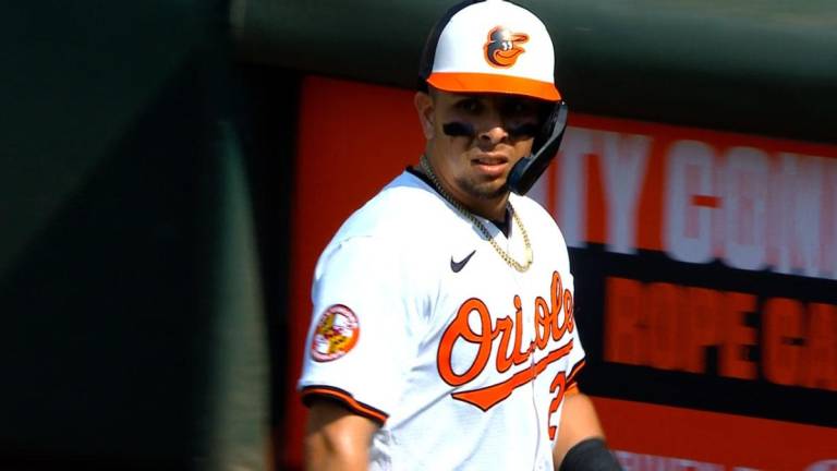 El mexicano Ramón Urías no pegó imparable, pero remolcó par de carreras para los Orioles.