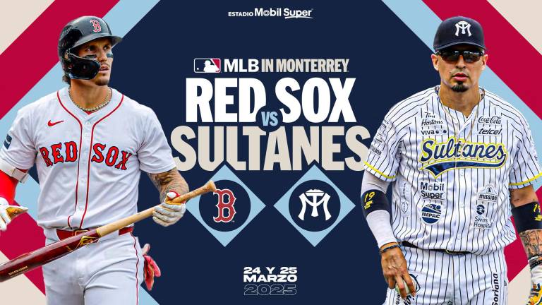 Los Medias Rojas estarán de visita en Monterrey para medirse a Sultanes, en par de juegos de pretemporada.