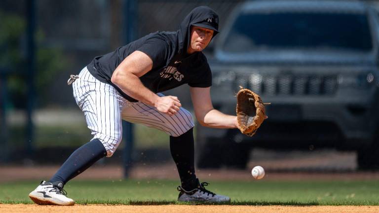 DJ LeMahieu se lesiona la pantorrilla.