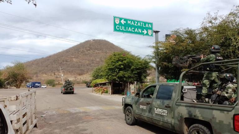 Zona de Tacuichamona después del operativo implementado durante la madrugada.