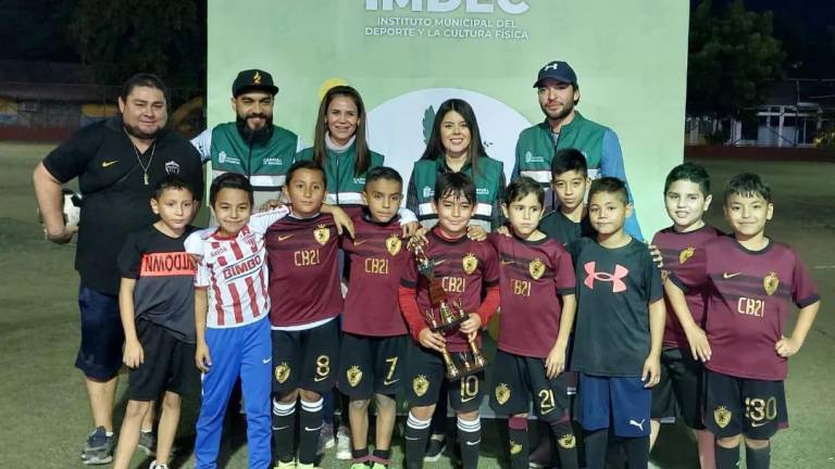 Surgen campeones de Torneo Infantil de Futbol Imdec