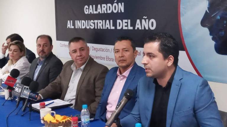 Conferencia de prensa de Canacintra Culiacán.