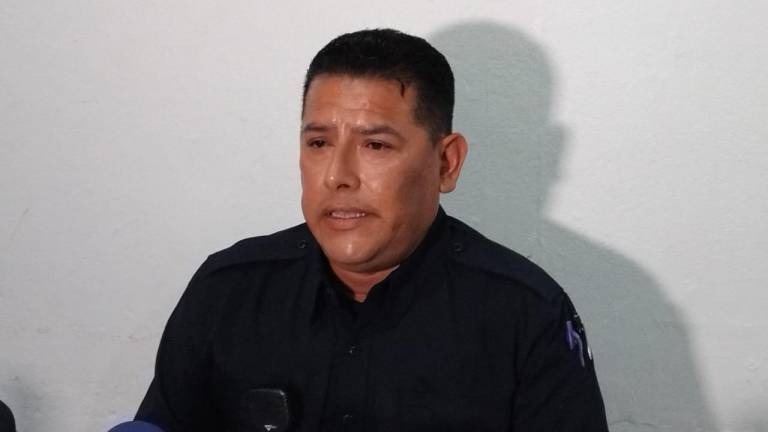 Pablo Ramírez Suárez, director de la Policía Municipal de Mazatlán, habla sobre la agresión a un detenido.