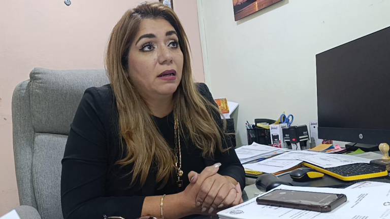 La Tesorera Municipal de Escuinapa, Isabel Ávila Olivas, habla del pago de salarios pendientes en el Gobierno Municipal.