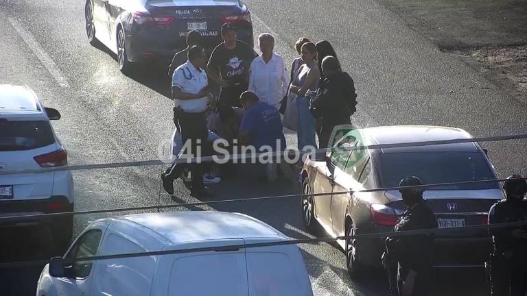 El accidente se reportó a las 17:30 horas por la carretera a Navolato, a la altura de La Guacamaya.