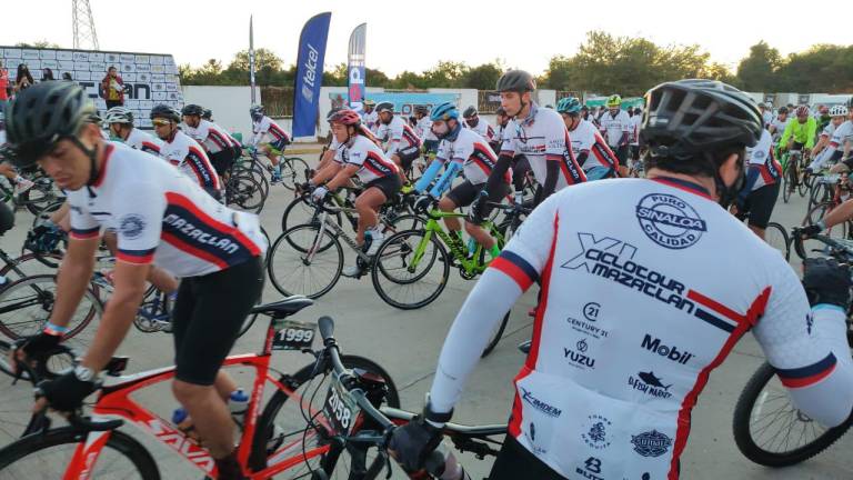 Multitudinaria participación en la edición 11 del Ciclotour Mazatlán