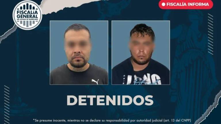 A los dos detenidos se les acusa de los delitos de homicidio calificado y homicidio en grado de tentativa.