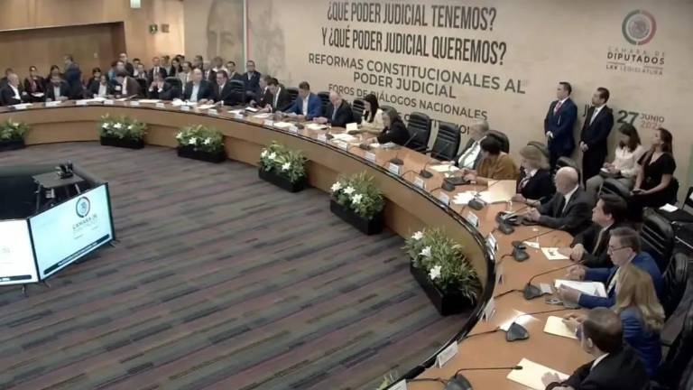Ministros participaron en los “Diálogos para la Reforma al Poder Judicial” llevados a cabo este jueves en la Cámara de Diputados.