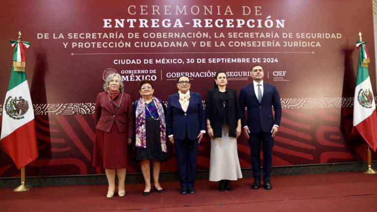 Transfieren mando en Sedena y Semar; entran en funciones García Harfuch y Ernestina Godoy