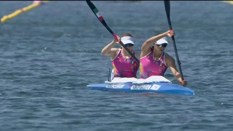 Las mexicanas Karina Alanís y Beatriz Briones clasificaron a semifinales del kayak doble 500 metros en el canotaje de París 2024.