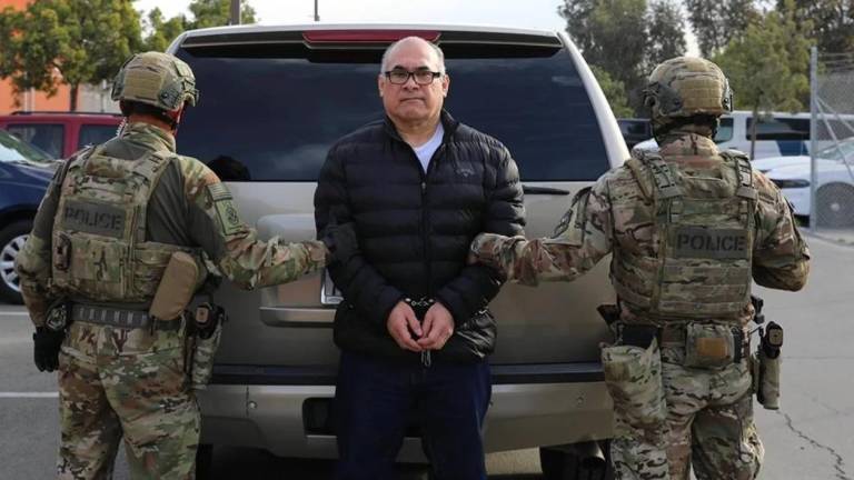 Osiel Cárdenas Guillén, fundador del Cártel del Golfo, antes de su extradición desde Estados Unidos.