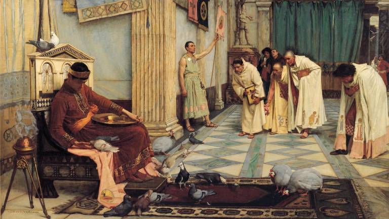 John William Waterhouse, Los preferidos del emperador Honorius.