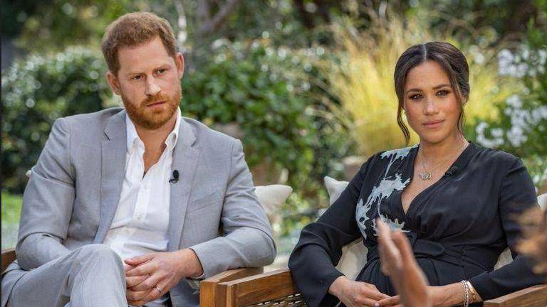 Meghan Markle muestra sus emociones en la entrevista con Oprah