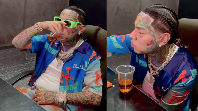 Tekashi 6ix9ine presenta nuevo look.