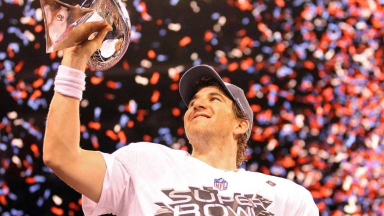 Eli Manning ganó dos Super Bowls con los Giants de Nueva York.