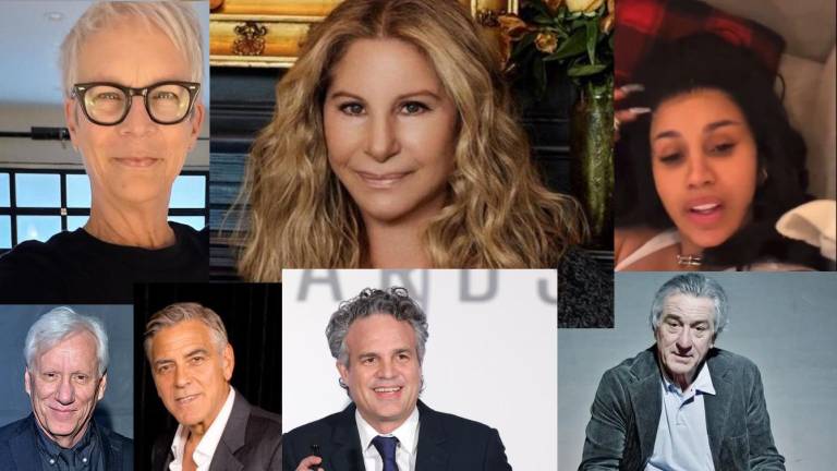 Jamie Lee Curtis, Barbra Streisand, Cardi B, John Legend, George Clooney, Mark Ruffalo y Robert de Niro.