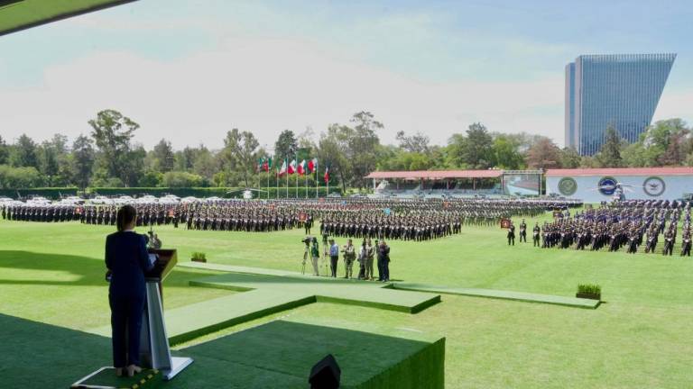 Ceremonia de salutación de las Fuerzas Armadas de la Presidenta de México Claudia Sheinbaum Pardo, Comandanta Suprema.