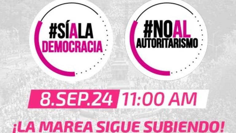 ‘Marea Rosa’ convoca el 8 de septiembre a marcha en defensa de la democracia