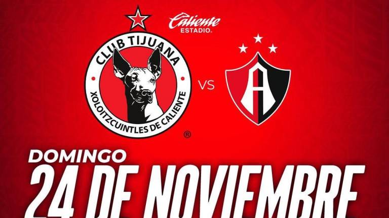 Xolos recibe este domingo al Atlas.