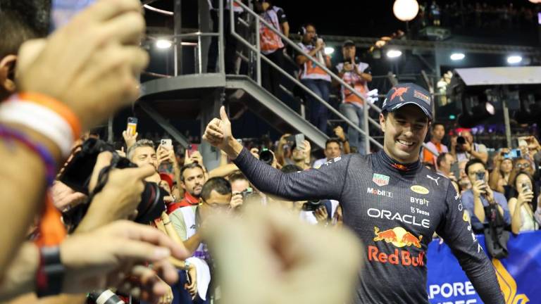 Checo Pérez ganó en Singapur su cuarta carrera en la Fórmula 1.