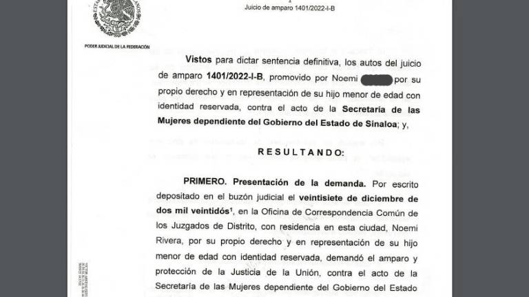 Emite Juzgado estatal amparo contra Semujeres por no dar trámite a denuncia contra funcionario estatal