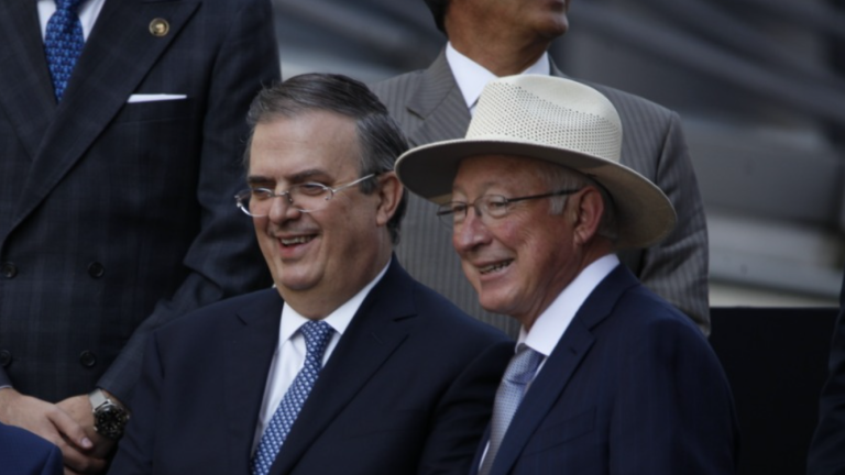 Marcelo Ebrard y Ken Salazar se posicionaron sobre la polémica en torno a la reforma judicial.